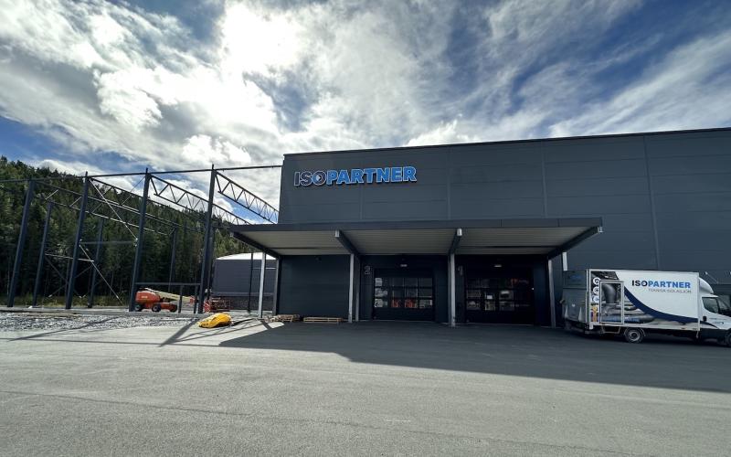 ISOPARTNER Trondheim - nytt lagertilbygg
