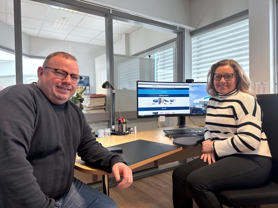 Trond Erik Johansen og Mette-Regi Olsen er ambassadører for Isopartners nettbutikk